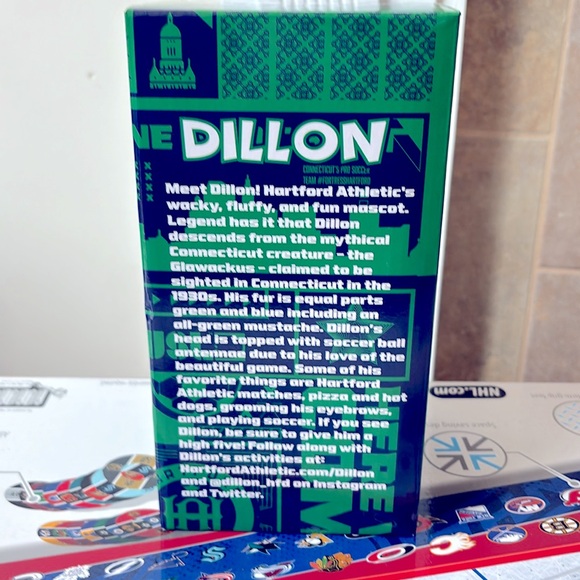 DILLON Hartford Athletic Connecticut Pro Soccer Team Mascot SGA Bobblehead - Picture 9 of 10